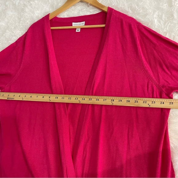Susan Graver Knit Open Front Cardigan Sweater Women’s XL Pockets - Picture 8 of 8